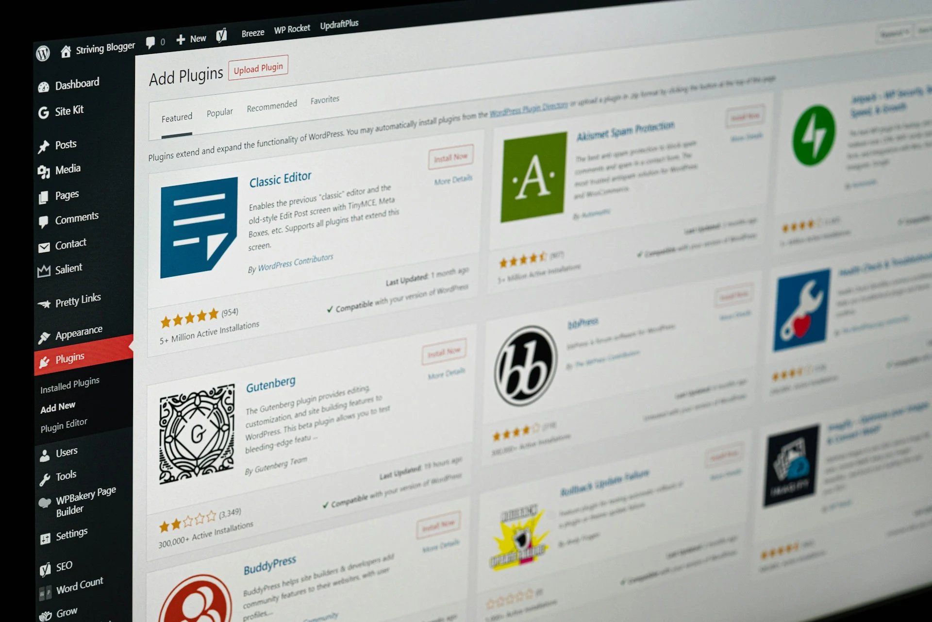 dezvoltare plugin wordpress